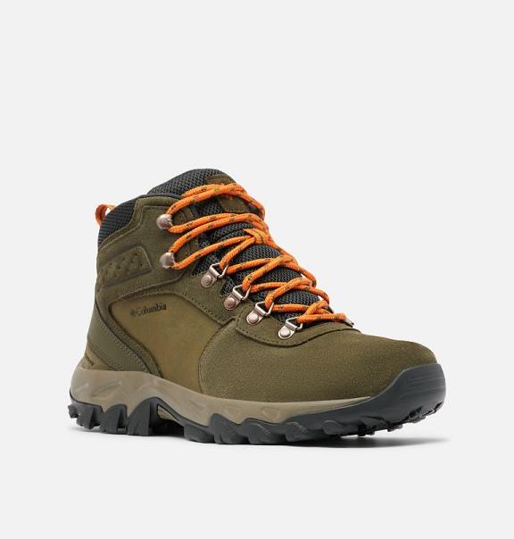 Columbia Newton Ridge Plus II Waterproof Boots Light Orange For Men's NZ58293 New Zealand